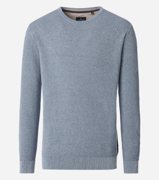 CASAMODA Klassischer Pullover im dezentem Waffelmuster